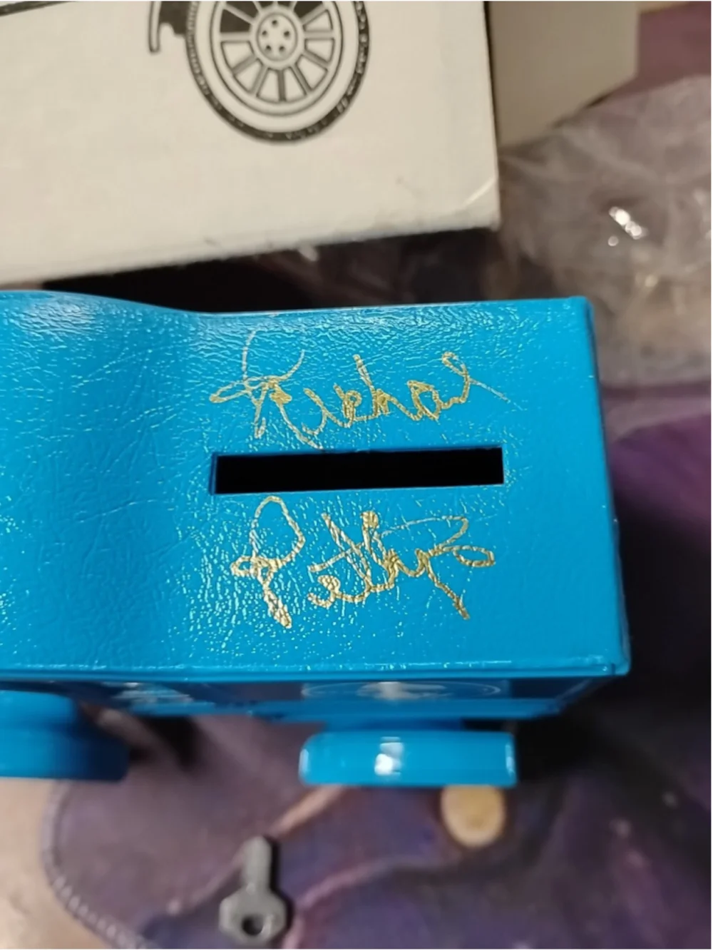 ERTL autographed box